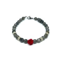Bracelet Madame Black in Silver Labradorite MBBRRR-02 - MBBRRR-02